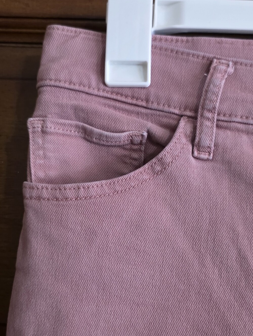 Express High Rise Straight Ankle Jeans Dusty Rose Size 8 - Picture 6 of 12
